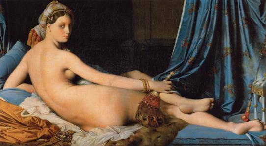 Lawrence,, Beaudoin Ingres, The Turkish Bath, 1862, Oil on canvas on wood,