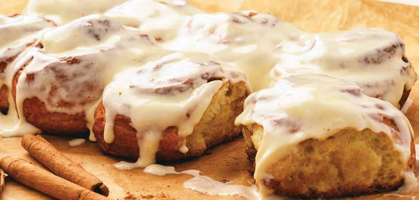 Not much in life tastes better than a freshly baked cinnamon roll.