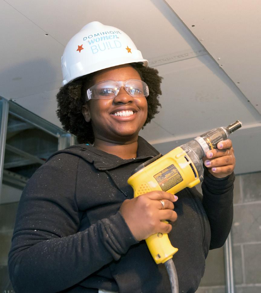 women build. Part of the Women Build experience is participating in one of the build days.