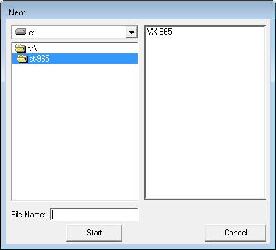 name in the File Name field and click on Start button. Extension.