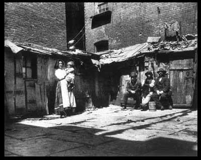 DOCUMENT 9: 1) What were the living conditions like in the tenements?