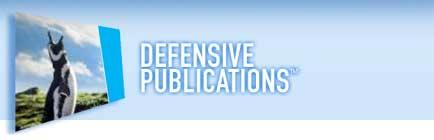 Welcome to Defensive Publications Defensive publications, which are endorsed by the USPTO as an IP rights management tool, are documents that provide descriptions and artwork of a product, device or