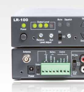 FM Receivers Listen s LR-100 Stationary Receiver / Power Amplifier is a stationary auditory assistance receiver with a built-in power amplifier.