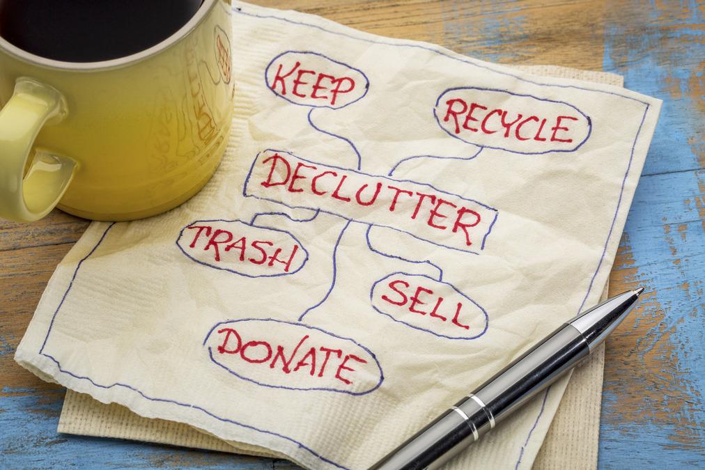 DECLUTTERING 101: TIPS TO MAKE IT EASIER Have you ever made plans to clean out the garage or set aside a weekend for Spring cleaning?