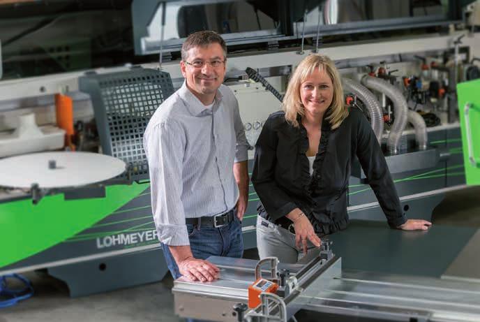 PREFACE Wood IQ is your smart choice A good foundation means everything Tanja Lohmeyer Peter Lohmeyer We are Lohmeyer Our machines We are Tanja and Peter Lohmeyer, Lohmeyer machines namesakes.