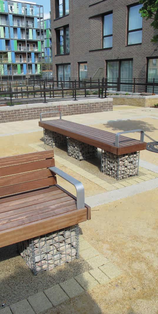 1946-2016: 70 YEARS OF DESIGN & INNOVATION ELEMENTS SEATING & TABLES Public realm furniture design & innovation from Furnitubes e-brochure REF:E-006-12-16 ELEMENTS GABION SEATING RANGE Seating