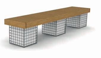 GABION SEATING RANGE Seating with a solid foundation The term gabion originated in the 16th century, but evidence suggests that gabion baskets were first used during Ancient Egyptian times to protect