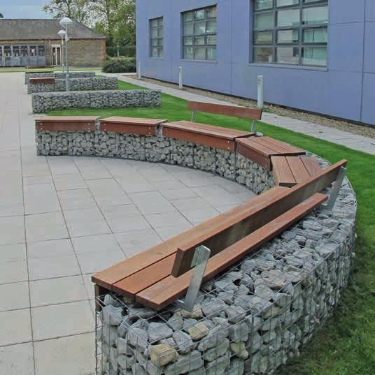 LAPA GABION SEATING RANGE Case study: Centre for Innovation & Enterprise, Oxford Begbroke Science Park, owned and managed by Oxford University, is located in an attractive rural landscape to the