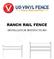 RANCH RAIL FENCE INSTALLATION INSTRUCTIONS