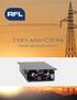 SOLUTIONS FOR AN EVOLVING WORLD. T1/E1 and C Fiber Service Units