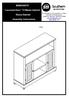 MS993300TX. Louvered-Door TV/Media Cabinet- Ebony Stained. Assembly Instructions PO#