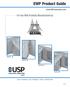 EWP Product Guide. For Use With Products Manufactured by.  Corona Westampton Largo Montgomery Humble Thornhill, Ontario THFI2514