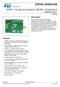 STEVAL-IKR002V4B. SPIRIT1 - low data rate transceiver MHz - daughterboard integrated balun. Description. Features