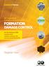 FORMATION DAMAGE CONTROL. Register now! Conference Preview. SPE International Conference and Exhibition on February 2016