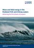 Wave and tidal energy in the Pentland Firth and Orkney waters. Delivering the first phases of projects