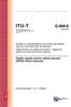ITU-T G (03/2008) Gigabit-capable passive optical networks (GPON): Reach extension