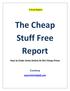 The Cheap Stuff Free Report