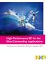 High Performance RF for the Most Demanding Applications