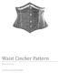 Waist Cincher Pattern. Sewing Instructions. Corset pattern by Linda Sparks of Farthingales