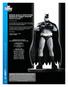 DC DIRECT BATMAN BLACK & WHITE STATUE: BATMAN BY PATRICK GLEASON AUTHENTIC COLLECTIBLES DIRECT FROM THE SOURCE!