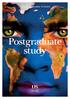SCHOOL OF GLOBAL STUDIES. Postgraduate study