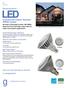 LED. Commercial Indoor/Outdoor PAR38 Lamps. GE energy smart. ecomagination SM. gimagination at work