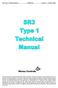 SR3 Type 1 Technical Manual TSP005.doc Issue 4.2 February 2003