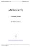 Microwaves - Lecture Notes - v Dr. Serkan Aksoy Microwaves. Lecture Notes. Dr. Serkan Aksoy. v.1.3.4