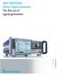 R&S SMW200A Vector Signal Generator The fine art of signal generation