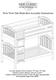 Twin Twin Oak Bunk Bed Assembly Instructions