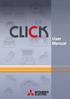 CLICK Pro User Manual. User Manual. CLICK Pro. CLICK Pro - User Manual v 1.0 (October 2005) v. 1.0