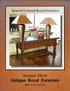 Spanish Colonial Royal Furniture. Antigua Decor Antigua Royal Furniture 2014 C A T A L O G