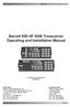 Barrett 950 HF SSB Transceiver Operating and Installation Manual