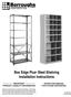 Box Edge Plus Steel Shelving Installation Instructions