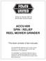 ACCU-600 SPIN / RELIEF REEL MOWER GRINDER