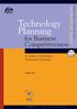 occasional paper EMERGING INDUSTRIES Technology Planning for Business Competitiveness A Guide to Developing Technology Roadmaps August 2001