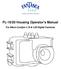 FL-19/20 Housing Operator's Manual. For Nikon Coolpix L19 & L20 Digital Cameras