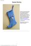Sweater Stocking. Read below for these free project instructions!