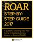 ROAR STEP-BY- STEP GUIDE A guide to selecting your new home in Residents Online Access to Rooms (ROAR)
