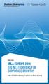 conference M&A EUROPE 2014 THE NEXT DRIVERS FOR CORPORATE GROWTH? 3 April 2014, Villa Kennedy, Frankfurt am Main, Germany