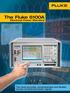 The Fluke 6100A. Electrical Power Standard. The most accurate, comprehensive and flexible source of electrical power signals
