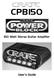 CPB Watt Stereo Guitar Amplifier. User s Guide