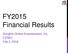 FY2015 Financial Results