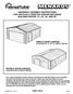 UNIVERSAL ASSEMBLY INSTRUCTIONS FOR VERTICALLY SHEETED GARAGE BUILDINGS BUILDING WIDTHS: 12, 20, 24, AND 30