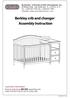 Berkley crib and changer Assembly Instruction