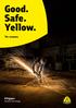 Good. Safe. Yellow. The company. Klingspor Abrasive Technology