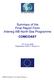 Summary of the Final Report Form Interreg IIIB North Sea Programme COMCOAST