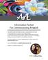 Information Packet For Commissioning Artwork