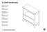 2 shelf bookcase. >> assembly instructions. ebony style # BK2SHLFXEB dpci # espresso style # BK2SHLFXES dpci #