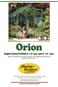 Orion. English Garden VITAVIA 6' x 6'(3800) and 6' x 8' (5000) These revised instructions replace the original instructions provided in the kit.
